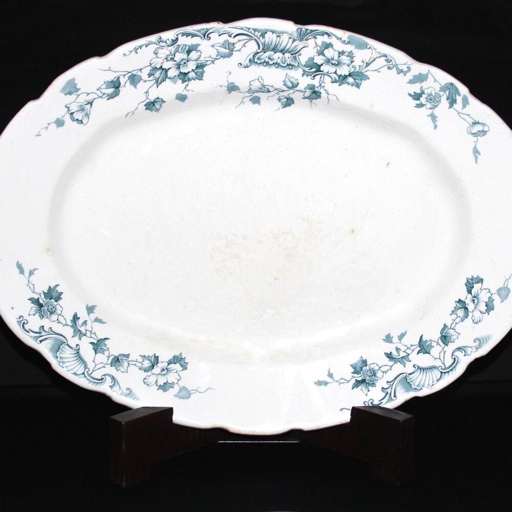 Gorgeous Antique Cumberlidge and Humphreys Platter | Rare C&H Tunstall Paris